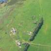 Aerial view of WW2 Coastal Battery at North Sutor, Cromarty Firth, looking SSW.