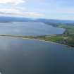 Aerial view of Chanonry Point, Fortrose and Rosemarkie, looking SW.