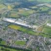Aerial view of Inshes Retail Park, looking E.