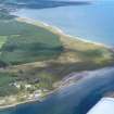 Aerial view of Little Ferry, Loch Fleet, East Sutherland, looking NNE.