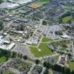 Aerial view of Raigmore Hospital, Inverness, looking S.
