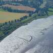 Aerial view of fish trap near Lentran Point, Beauly Firth, looking SW.