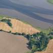 Aerial view of Tarradale House and mouth of River Beauly, Black Isle, looking S.