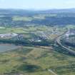 Aerial view of Stoneyfield and Wester Seafield, Inverness, looking S.