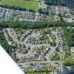 Aerial view of Stratherrick Gardens, Inverness, looking NW.
