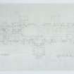 Callendar House
Ground floor plan, insc: 'Callendar House, Stirlingshire.  Drawn by D.P. 23.9.75'