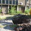 Evaluation Photograph, Location shot of  test pit 2, facing N, 8-20 King's Stables Road, Edinburgh