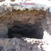 Evaluation Photograph, Test Pit 3 N facing section, facing S, 8-20 King's Stables Road, Edinburgh