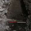 Evaluation Photograph, View of trench 1, facing N, 8-20 King's Stables Road, Edinburgh