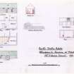 Plans, sections and elevations of alterations to steading.