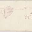Aberdeen, General.
Sketch showing Rubislaw Feus, sketch of piece of ground in Gardens. (Albert Street).
Insc: 'Rubislaw Feus'.