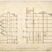 Aberdeen, Bridge Street, Ruxton Building.
Scale drawings of sections of Ruxton Building.
Insc: 'F.A.MacDonald and Partners Collection. Aberdeen University Library'.
