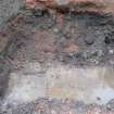 Evaluation Photograph, Concrete slab at base of Trench G3, facing W, Haymarket Railway Station