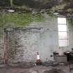 Historic building recording, Anti-Freeze Control Room, General view of interior, Gasholder, Craigward, Alloa