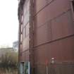 Historic building recording, Gasholder, General view to the E side, Gasholder, Craigward, Alloa