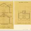 Section and attic plan.