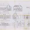 Elevations and sections.