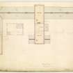 Elevations and plans of the hay, grain and sheaf lofts.