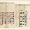 First Floor Plan and Elevation of Craibstone House