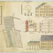 Aberdeen, The Green and Rennies Wynd, A. Hadden and Sons Hose Knitting Factory.
Plans, sections and elevations of New Wool Store and Cooling Shed.
Insc: 'Plan No.IV'.