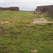 View from the NNW, with the silage clamp (9.76) to the SW (right) and the enclosure (9.88) SSE (behind)