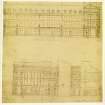 Aberdeen, Union Grove
Elevation drawing for terraced town houses on Union Grove.
Insc: 'F A MacDonald & Partners Collection Aberdeen University Library, FOLIO NO.   /CONS NO.'
