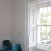 Evaluation Photograph, Room 4- view of shutter and cladding in NE interior wall, facing N, Old Coates House