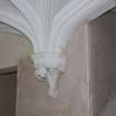 Evaluation Photograph, Room 6- view of  moulded corbel, facing W, Old Coates House