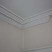 Evaluation Photograph, Room 6- view of cornice, facing W, Old Coates House