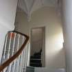 Evaluation Photograph, Room 6,  Stairs and moldings, facing E, Old Coates House