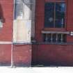 Standing building survey, Detail view of coal store block exterior, Granton Gasworks, Edinburgh