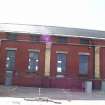 Standing building survey, General view of coal store block exterior, Granton Gasworks, Edinburgh