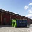 Standing building survey, General view of coal store block exterior, Granton Gasworks, Edinburgh