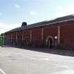 Standing building survey, General view of coal store block exterior, Granton Gasworks, Edinburgh