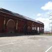 Standing building survey, General view of coal store block exterior, Granton Gasworks, Edinburgh