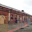 Standing building survey, General view of coal store block exterior, Granton Gasworks, Edinburgh