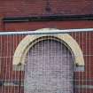 Standing building survey, Detail view of coal store block exterior, Granton Gasworks, Edinburgh