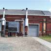 Standing building survey, General view of coal store block exterior, Granton Gasworks, Edinburgh