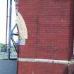 Standing building survey, Detail view of coal store block exterior, Granton Gasworks, Edinburgh