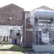 Standing building survey, General view of coal store block exterior, Granton Gasworks, Edinburgh