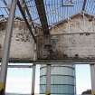 Standing building survey, General view of coal store block interior, Granton Gasworks, Edinburgh