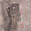 Archaeological excavation, Skeleton 103, 112, 115, Auldhame, East Lothian