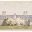 Elevation of cottage.
Labelled 'No. 5. Innerleithen Well. Keeper's House'