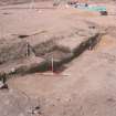Archaeological excavation, [87]: section across ditch S of cemetery, Auldhame, East Lothian