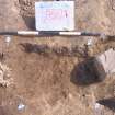 Archaeological excavation, Cut [756]: General, Auldhame, East Lothian