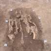 Archaeological excavation, Skeleton 871 and 874: general without board etc., Auldhame, East Lothian