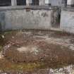 The gun pit of the SW Emplacement with the holdfast from the E