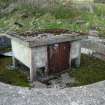 The Escape Hatch (WWII) in the W Gun Emplacement (WWI) from the S 