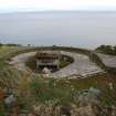 The Escape Hatch (WWII) and the W Gun Emplacement (WWI) from the NW 