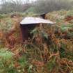 Two decaying oil tanks